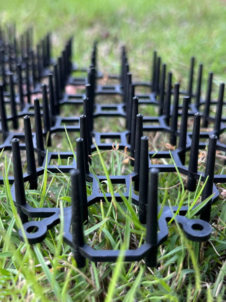 6/10Pcs Garden Prickle Strip Dig Stop Cat Repellent Deterrent Mat Anti-cat Prickle Strips Keep Cat Away Digging Climbing Spike - Play Paws Toys