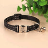 Personalized Cat Collar Reflective Nylon Dog Cats ID Collars With Bell Free Engraving for Cats Small Dogs Chihuahua 10 Colors