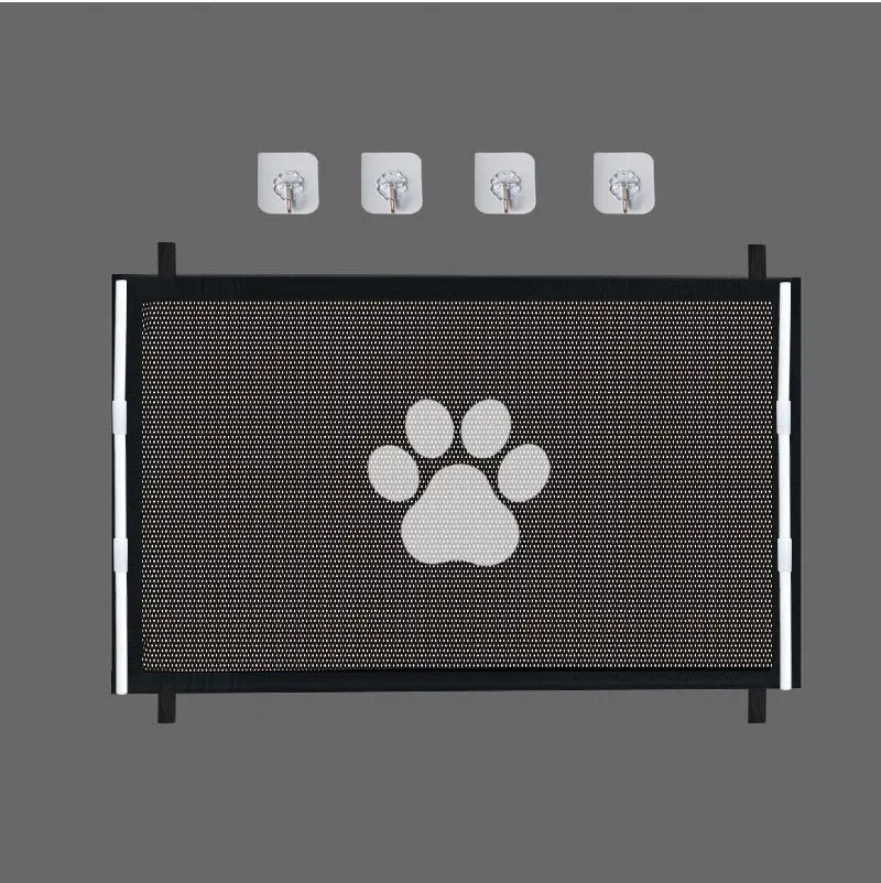 Pet Barrier Fences Portable Folding Breathable Mesh Cat and Dog Safety Fences Pet Supplies to Ensure Pet Safety - Play Paws Toys