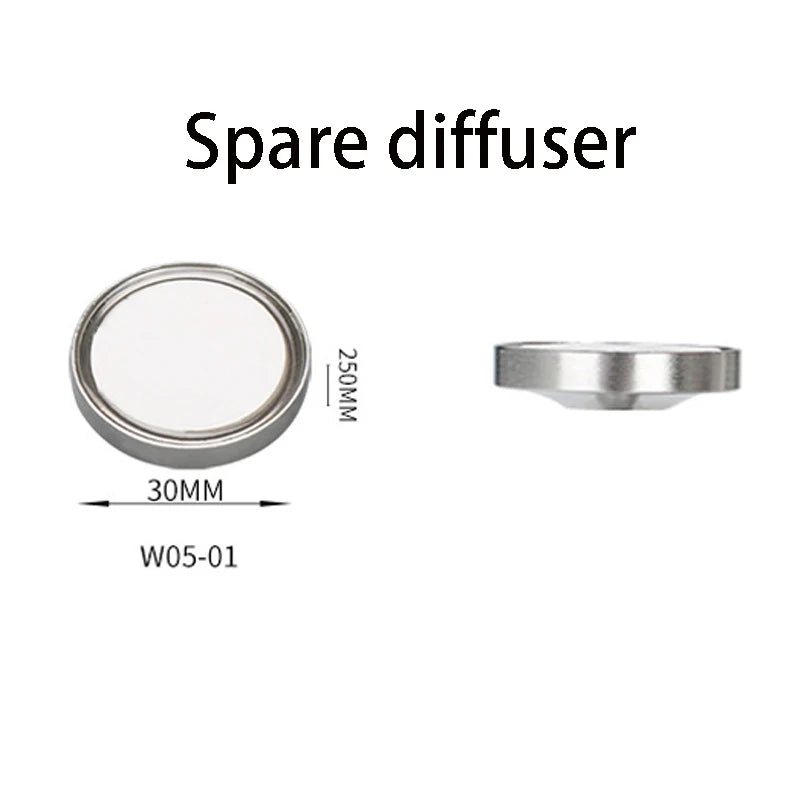 ZRDR Aquarium CO2 Diffuser Stainless Steel Material Atomizer Ceramic Disc Refiner, Used For Aquatic Plant Growth Accessories