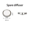 ZRDR Aquarium CO2 Diffuser Stainless Steel Material Atomizer Ceramic Disc Refiner, Used For Aquatic Plant Growth Accessories