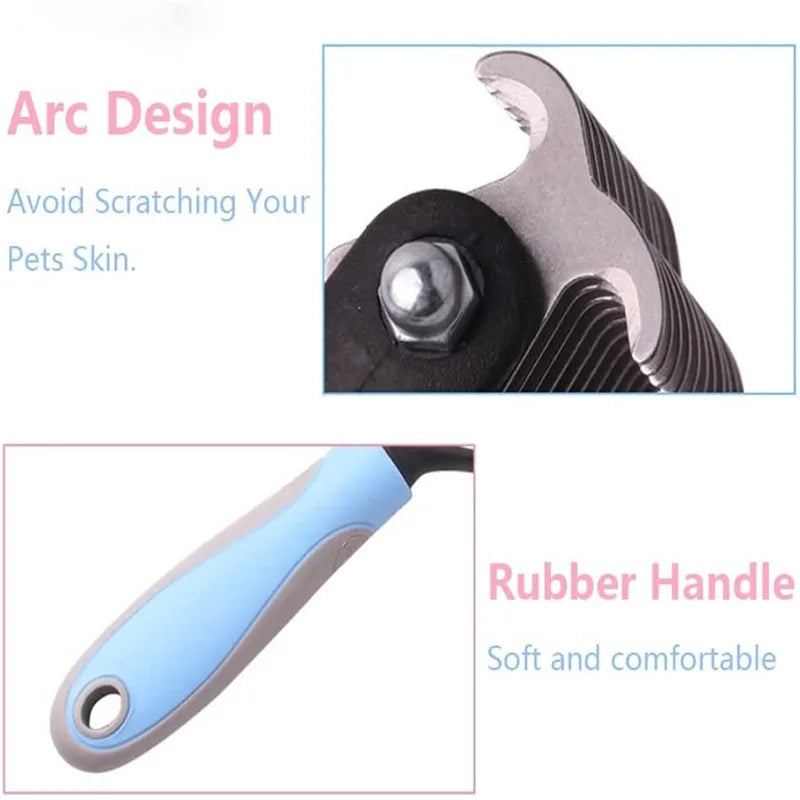Hair Removal Comb for Dogs Cat Detangler Fur Trimming Dematting Deshedding Brush Grooming Tool For matted Long Hair Curly Pet