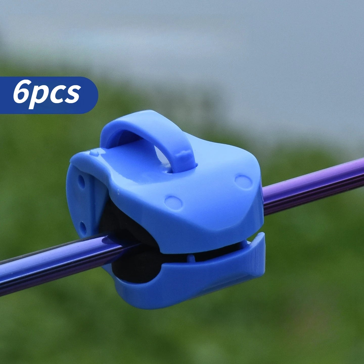 6 Pieces Lure Rod Storage Rack Multi-function Rod Holder Rod Clip Fishing Rod Strap & Fastener Secure Grip Tackle Organizer