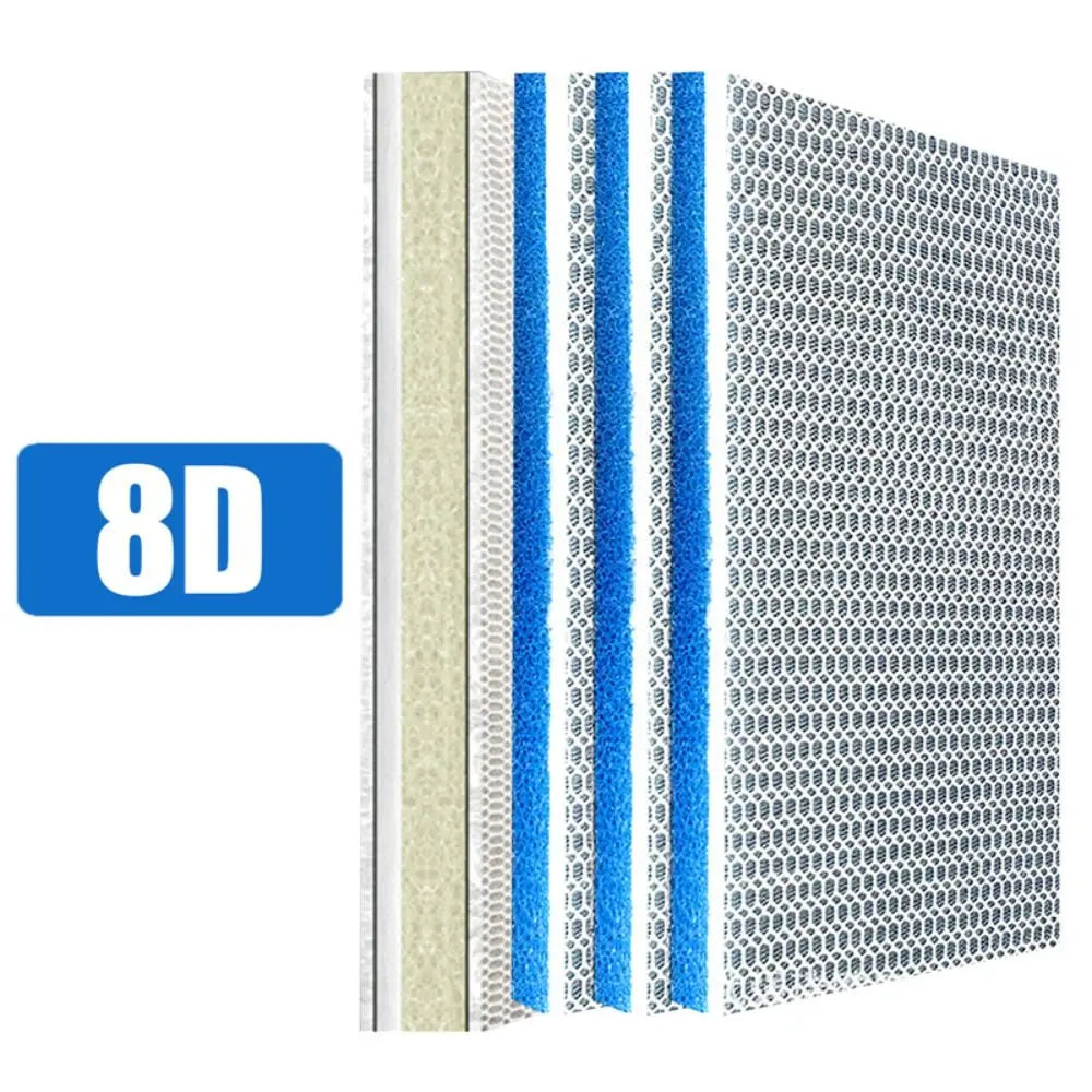 1Pcs New 8D Aquarium Filter Sponge 8-Layers High-Density Biochemical Filter Cotton Sponge Aquarium Accessories