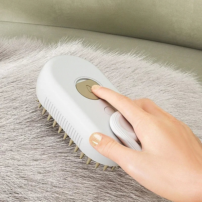 Pet Hair Remover Kit Multifunction Dog Steamy Brush Massager Spray Hair Removal Cat Grooming Comb Dogs Hair Cleaning
