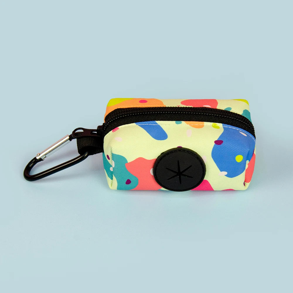 2pcs uniquely designed pet poop bag set fits all dog leashes no built-in bag and leash a must-have for pet owners