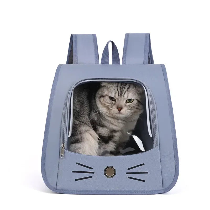 Pet Cat Carrier Bag Cat Backpack Outdoor Breathable Portable Shoulders Bag for Cats Small Dogs Transport Carrier - Play Paws Toys