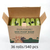 Biodegradable Pet Waste Bags Thickened Portable Printed Dog Poop Bags Eco-friendly Outdoor Pet Poop Pickup Bags with Organizer