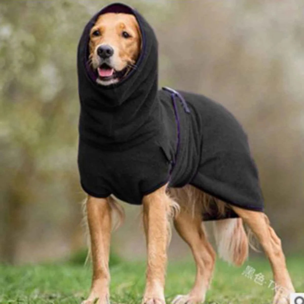 Generic Dog Winter Coat for Whippet, Greyhound Cosy Fleece Jumper, Jacket Lurcher and Clothe with Warm Lining, Adjustable Band M