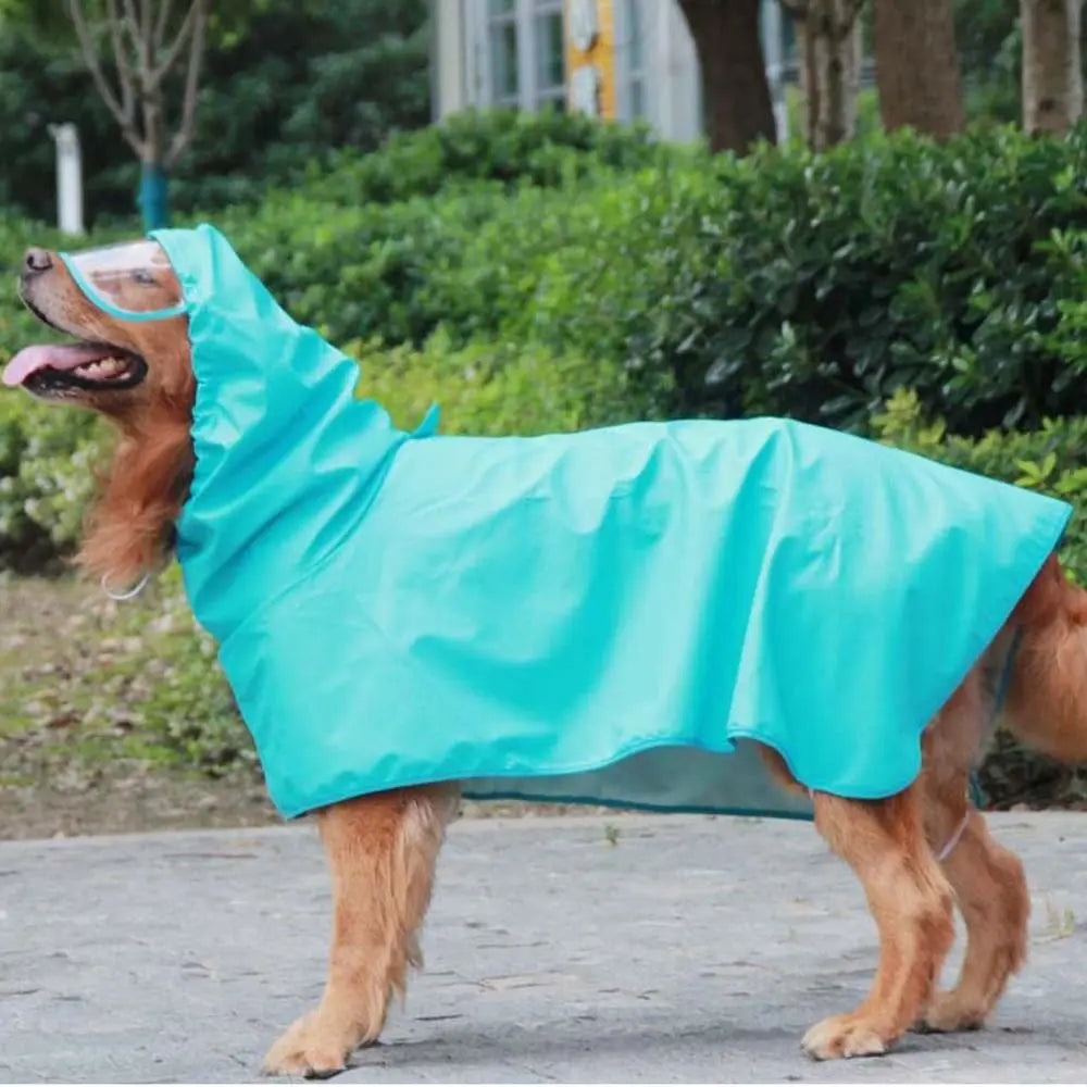 Pet It Yolk Man Pu Dog Raincoat Teddy Corgi Golden Retriever Pet Clothes Waterproof Outdoor Dog Supplies