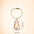 Cat Hair Memorial Storage Keychain Cat Fur Container Pets Cat Fur Collector Capsule Keyring Kitty Hair Hanging Pendants
