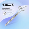 Fenice Left-handed Professional 7.0/7.5/8 inch JP440C Cutting Curved Fluffy Thinning Chunker Scissors Set Kit Pet Dog  Grooming