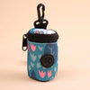 Hangable Dog Poop Bag Dispenser Zipper Dogs Walking Accessory Waste Bag Holder Portable Cute Garbage Bags Organizer Pet Supplies