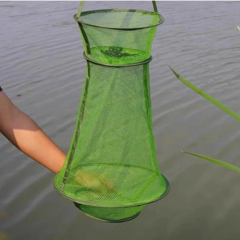 Durable Nylon Fishing Net Pocket Basket Shrimp Fish Trap /Carp /Eels Traps Fishing Net Outdoor Fishing Tackle