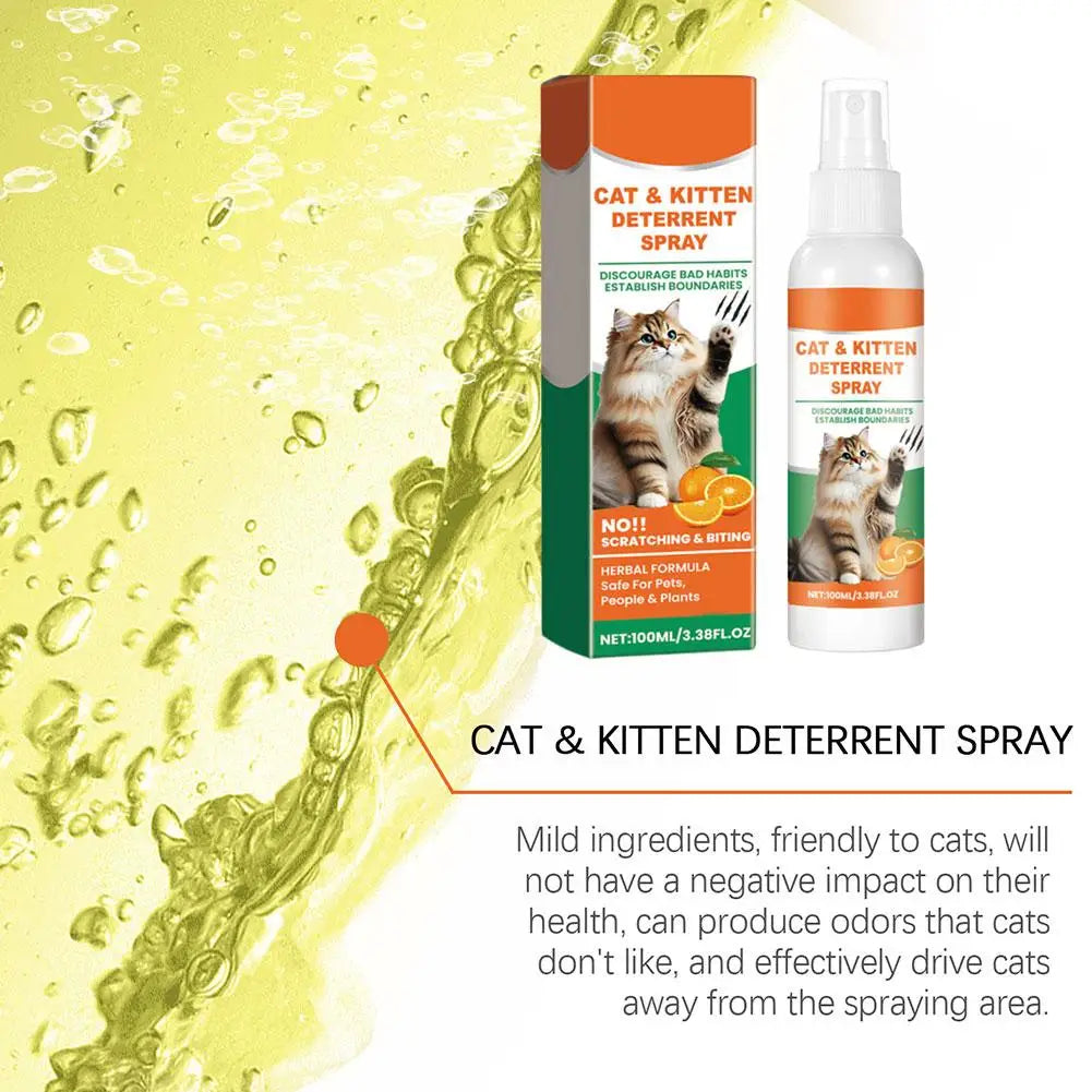100ML NEW Cat Repellent Spray Keep Pets Away From Anti-scratching And Anti-chewing Household Spray Pet Accessories