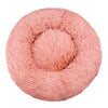 Round Large Dog Bed Winter Warm Plush Dog Bed for Medium Dog House Sleeping Dog Kennel Removable Small Cat Sofa Accessories