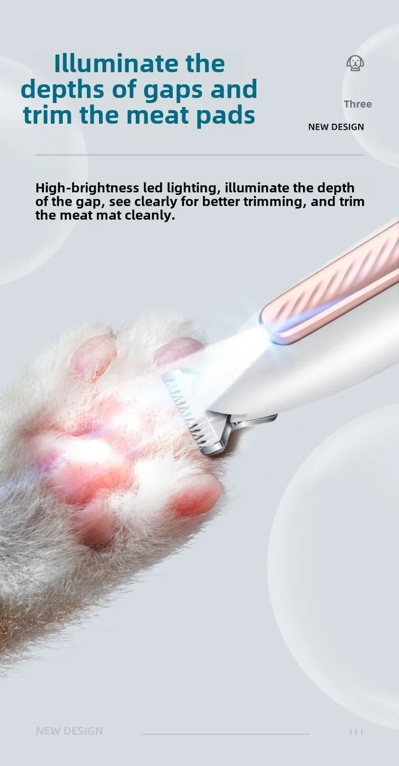 Smart Waterproof Pet Hair Shaver Dog Foot Shaver Cat Hair Removal Electric Clipper Local Trimmer Animal Hair Trimmer