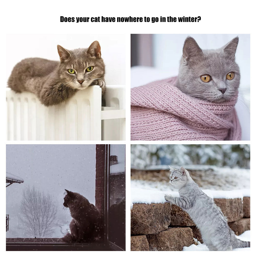 Cat Pet Animal Hanging Luxury Radiator Bed Warm Fleece Basket Cradle Hammock Metal Iron Frame Cat Radiator Bed - Play Paws Toys