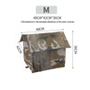 All Seasons Outdoor Rainproof Stray Cat Nest, Winter-Warm Closed House, Cold-Proof Cat House - Play Paws Toys