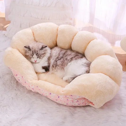 Cats Bed Winter Warm Pet Supplies Basket Houses Accessories All Accessory Dog Mat Cushions Kitten Things Puppy Goods Beds House - Play Paws Toys