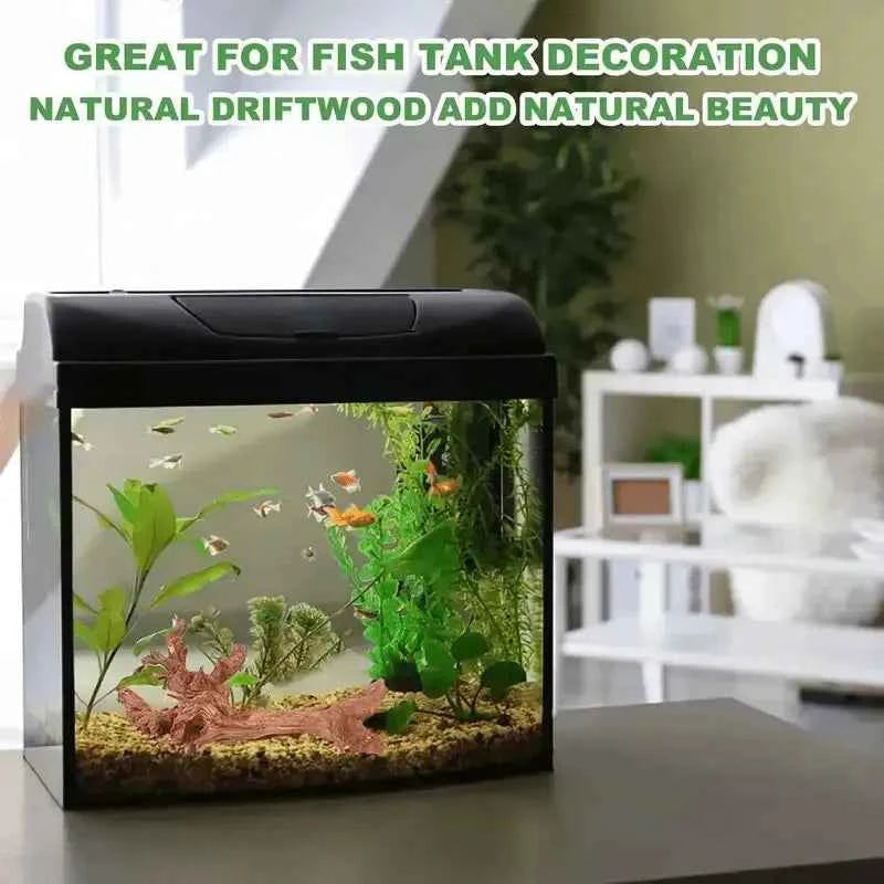 Natural Tree Trunk Aquarium Decoration Sunken Wood Landscaping Ornaments Decor Fish Tank Ornament Different Shape