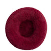 40-100cm Home Round Pet Bed for Large Dog Bed Super Soft Cat Bed Long Plush Dog House for Medium Dog House Winter Warm Sleeping