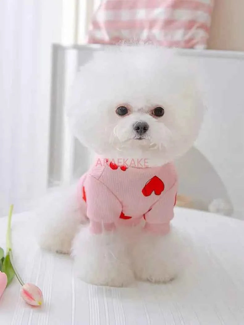 Printed mosquito proof hoodie for small dogs, summer thin clothing for pets, small puppies, spring and summer styles