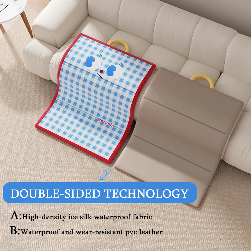 Upgraded  Dog & Cat Winter  Pet Sleep beds chic cat accessories  Anti-Slip Foldable  Multi-Function Outdoor/Indoor Dog cushion