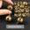 6/8/10/12/14/16/18/20/25mm Bronze Metal Jingle Bells Loose Beads Festival Party Christmas Decoration DIY Crafts Accessories
