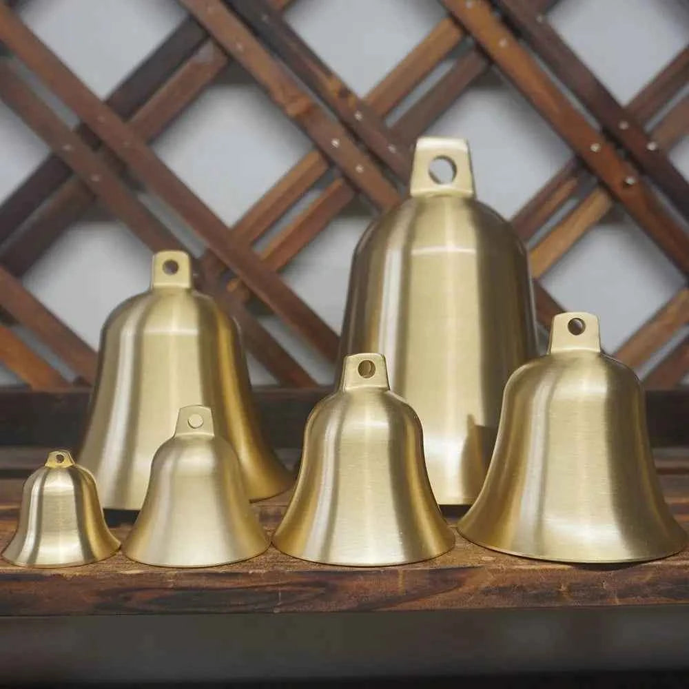 Portable Copper Grazing Copper Bells Gold Retro Style Bells Ornaments Cow Horse Sheep Bells Grazing