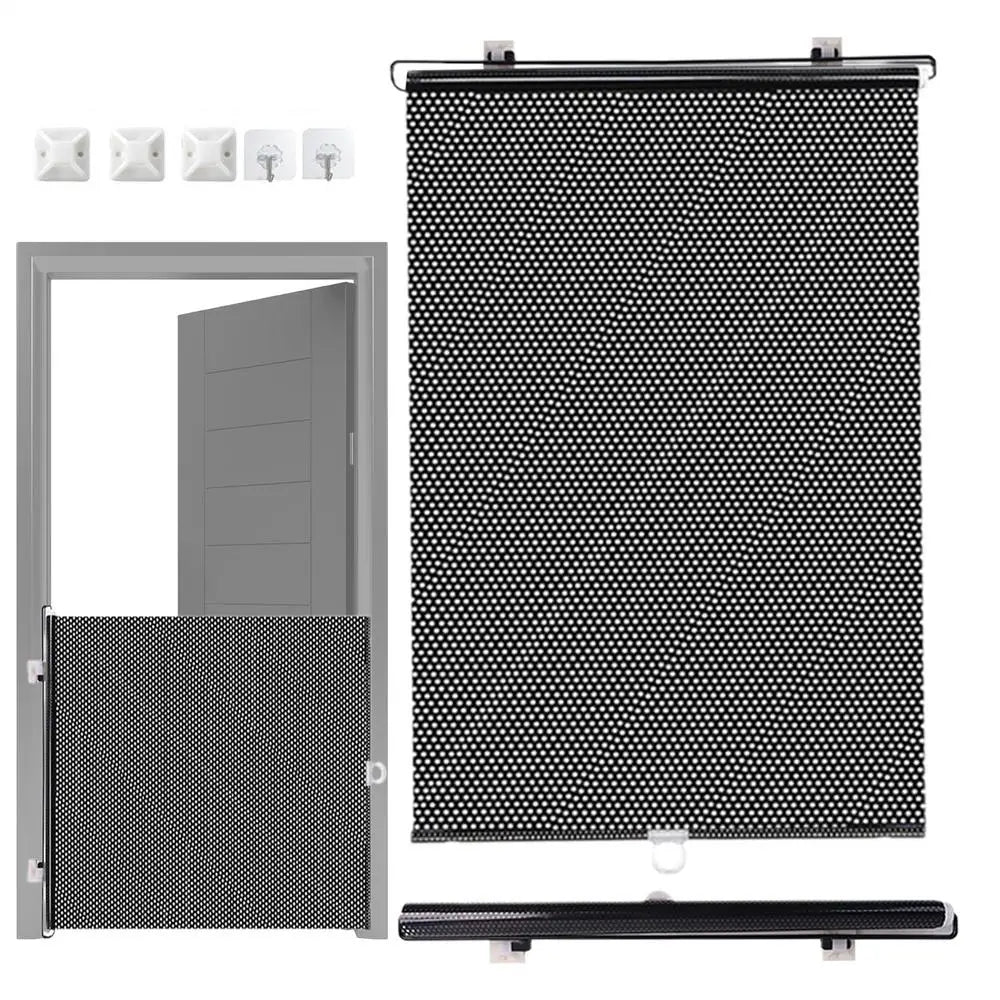 Puppy Safety Fence Retractable Pet Gate Cat and Dog Safety Isolation Nets Pet Supplies For Doorway Stairs Balcony