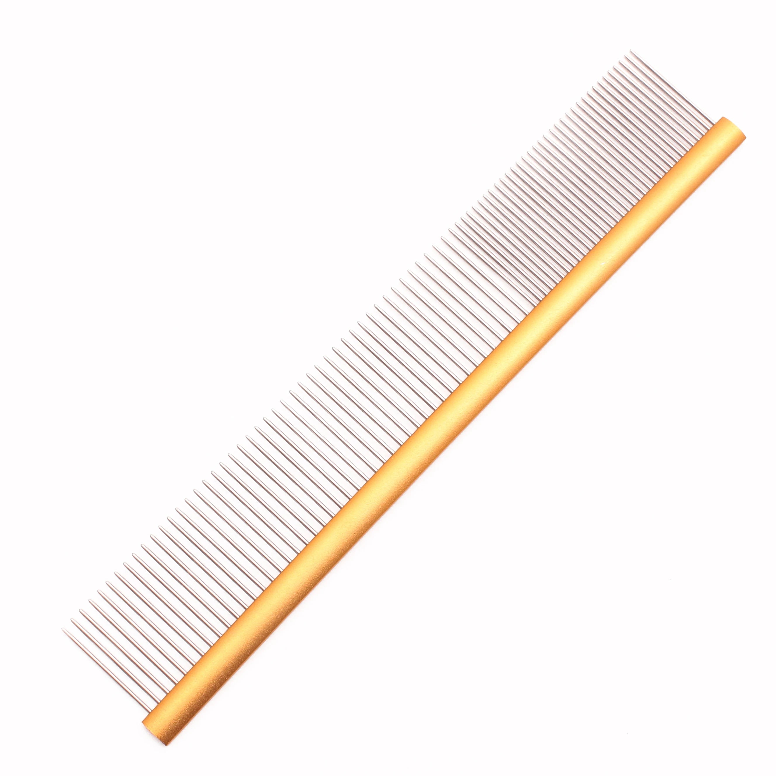 Pet Grooming Combs Aluminum Alloy Brush For Dogs Boundary Knot Massage Tools Professional Salon Cat Hair Cleaning Crescent Combs