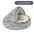 Autumn and Winter soft plush pet bed and pet bed Winter warm and cold plush comforter nest Shell cat nest semi-enclosed cat nest - Play Paws Toys