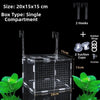 1PC Small Fry Aquarium Isolation Box Hatchery Divider Spawning Hatching Fish Breeding Box with Hook Acrylic Hydroponic Plant Box