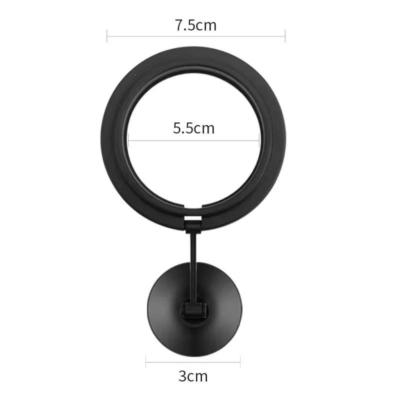 Aquarium Feeding Ring Fish Tank Station Floating Food Tray Feeder Square Circle Accessory Fish Foods Feeder Suction Cup Black