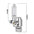 Aquarium DIYCO2 regulator W21.8/CGA320/G3-4/G5-8/TR21/3-8unf gas cylinder nut docking type fish tank CO2 pressure reducing valve