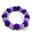 50pcs Elastic Plush Pom Ball Pet Collar Rainbow Flower Hair Decoration Dog Bowtie Necklace Pet Cat Bow Dog Grooming Accessories