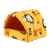 Cartoon Warm Sleeping Bed Nest for Rabbits & Guinea Pigs