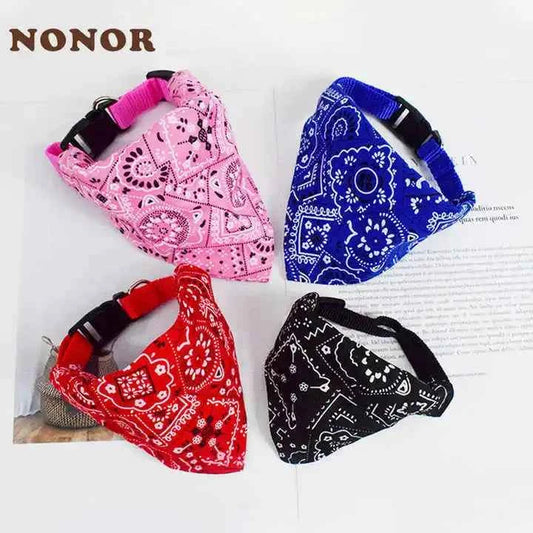 Adjustable Triangular Bandage For Pet Dog Cat Washable Scarf Bandana Collar Bibs Cat Neck Decor Birthday Party Dress Up