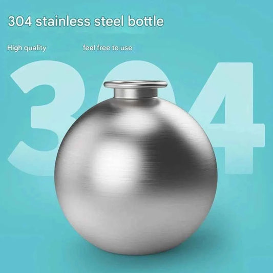 285ML Leak-Proof Feeder Dogs Bottle,Portable Dog Drinker 2-in-1 Stainless Steel Silicon Lightweight Travel Pet Supplies