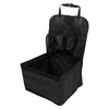 Pet Dog Car Seat with Storage Pockets Universal Pet Seat Cover for Small Medium Dogs Non-Slip Portable Travel Mat & Safety Bag