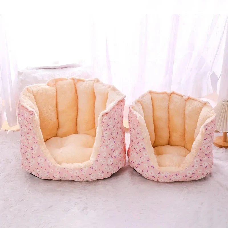Cats Bed Winter Warm Pet Supplies Basket Houses Accessories All Accessory Dog Mat Cushions Kitten Things Puppy Goods Beds House - Play Paws Toys