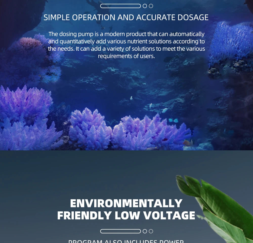 Jebao Water Pump Filter Auto Dosing Pump Automatic Marine Reef Doser 3.1 3.4 MD4.4 WIFI Control 12V 3W 9W  Aquariums Accessoires