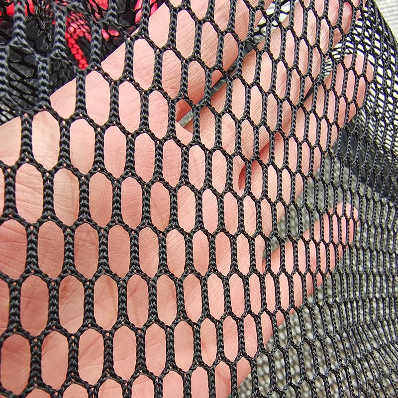 Fishing Mesh Bag Folding Fishing Gear Thickening Small Grid Nets Live Fish Nets Bag Bundle Mouth Net Bag Fishing Supply Storage