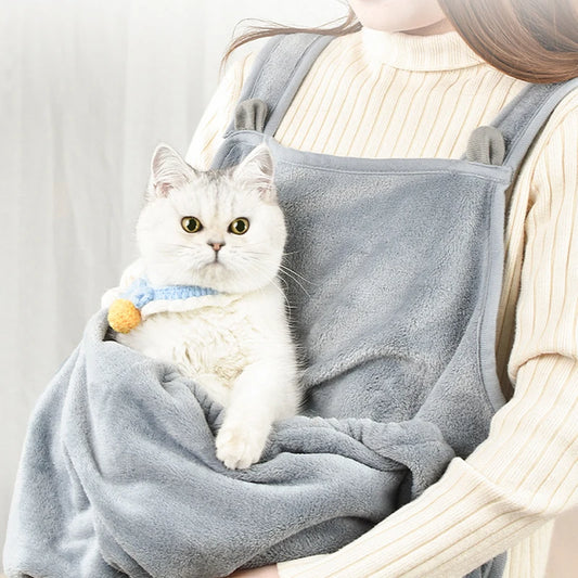 Petting Pet Travel Sleep Bag Cat Carrier Pouch Dog Puppy Bag Plush Outdoor Shoulder Bag Comfort Transport Bag for Cats Apron - Play Paws Toys
