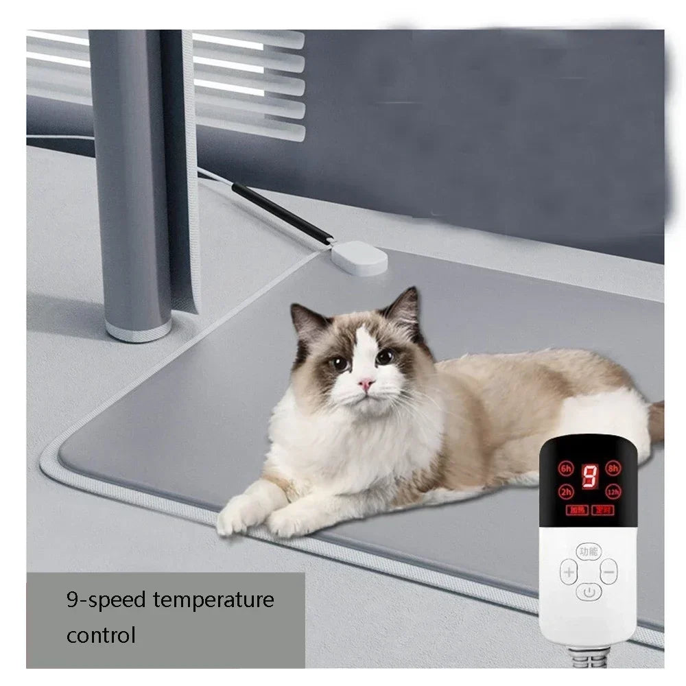 2025 New Electric Heating Pad Blanket Pet Mat Bed Cat Dog Winter Warmer Pad Puppy Heater Waterproof Winter