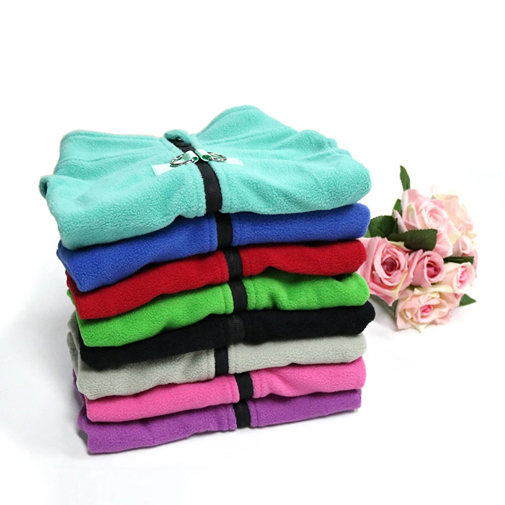 Winter Dog Clothes Soft Fleece Chihuahua Jacket French Bulldog Coat for Small Medium Dog Cat Warm Vest Puppy Pug Pet Apparel