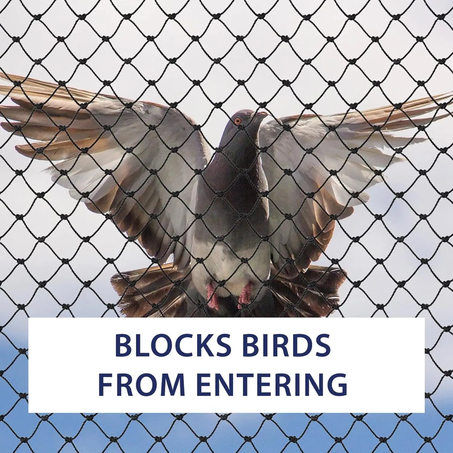 Steel Wire Reinforced Cat Netting for Balcony,Cat Anti-Fall Net,Garden Net Anti Bird Netting with Wire for Windows,Stair Lawn - Play Paws Toys