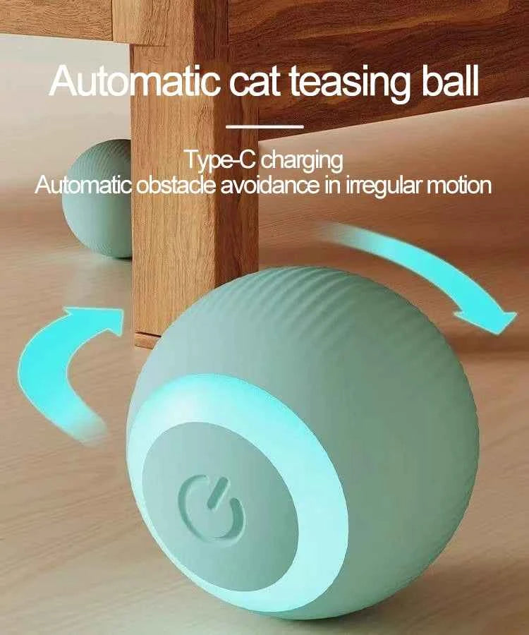 Interactive Cat Ball Automatic Cat Toy Indoor Cat Toy Electric Games Pet Products MWJ01