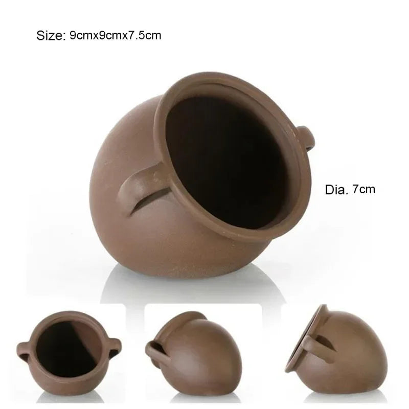 Quality Ceramic Aquarium Decor Fish Shrimps Shelter House Pottery Scorpion House Canister Simulation Stone Fish Tank Decoration